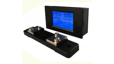 Ватметр вольтметр амперметр DC 6.5-100V 50A PEACEFAIR PZEM-051 з шунтом (10584) Ватметр вольтметр амперметр DC 6.5-100V 50A PEACEFAIR PZEM-051 з шунтом (10584)