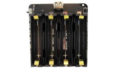 Тримач для чотирьох акумуляторів 18650 v3 для Raspberry Pi 3 5V (17938) Тримач для чотирьох акумуляторів 18650 v3 для Raspberry Pi 3 5V (17938)