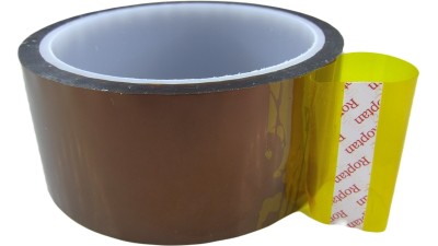 Скотч каптоновий термостійкий 40мм 33м 0.06мм (18980) Скотч каптоновий термостійкий 40мм 33м 0.06мм (18980)