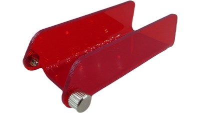 Захисне скло лазерної головки 190-540нм 33мм червоний (19027) Захисне скло лазерної головки 190-540нм 33мм червоний (19027)