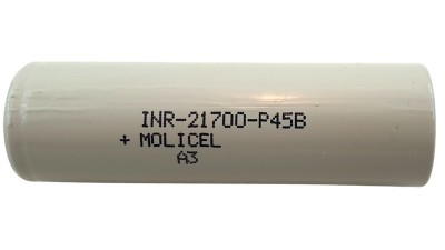 Акумулятор LiIon 21700 3.7V Molicel INR21700-P45B 4500mAh (20195) Акумулятор LiIon 21700 3.7V Molicel INR21700-P45B 4500mAh (20195)