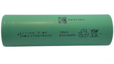Акумулятор EVE 50PL 5000mAh INR21700 Li-ion 3.6V 125A (21012) Акумулятор EVE 50PL 5000mAh INR21700 Li-ion 3.6V 125A (21012)