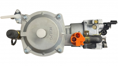 Карбюратор бензогенератора з газовим редуктором 168F-170F 2-3KW (19249)