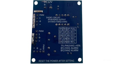 DC 12V 5A PWM PC CPU - Модуль контролера швидкості вентилятора з температурним управлінням (20805)