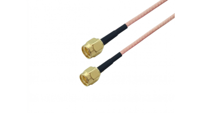 Перехідник-пігтейл SMA male — SMA male коаксіальний кабель RG316 30см 50R (21058)
