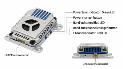 Відеопередавач VTX 3.3GHz 3W для FPV Readytosky (20985)