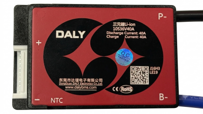 BMS плата для акумуляторів DALY Li-ion 10S 36V 40A (21143)
