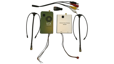 VTX + VRX 500Mhz 8W відеопередавач + відеоприймач для FPV (20981)
