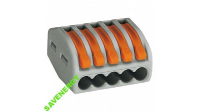 Клема швидкого монтажу з'єднувач 5P PCT215 (10018)