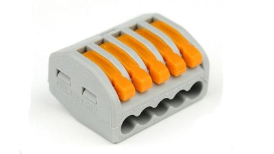 Клема швидкого монтажу з'єднувач 5P PCT215 (10018)