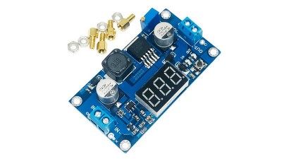 DC Підвищуючий XL6009 з вольтметром до 50V (10038)