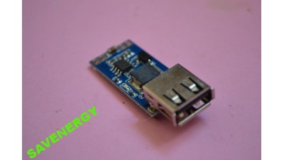 DC-DC понижуючий перетворювач USB 7.5V-28V to 5V 3A (10049)