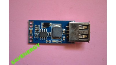 DC-DC понижуючий перетворювач USB 7.5V-28V to 5V 3A (10049)