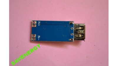 DC-DC понижуючий перетворювач USB 7.5V-28V to 5V 3A (10049)