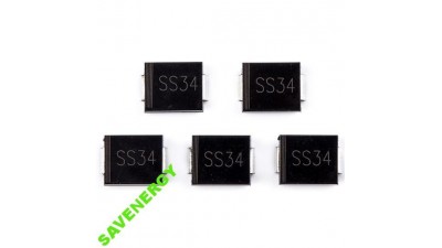 Діод Шотткі SS34 3A 40V DO-214AA SMC 10шт (10055)