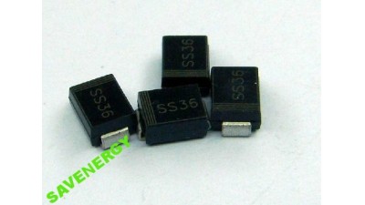 Діод Шотткі SS36 60V 3A DO-214 10шт (10057)