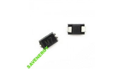 Діод 1N4007 1A 1000V M7 SMD SMA DO-214AC 10шт (10058)
