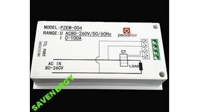 Лічильник електрики ватметр AC 80-260V 100A TTL (10059)