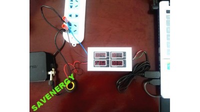 Лічильник електрики ватметр AC 80-260V 100A TTL (10059)