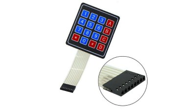 Клавіатура мембранна 4х4 матриця Arduino AVR Pic (10092)