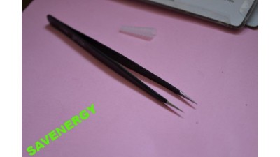 Сталевий антистатичний пінцет ESD-11 VETUS (10096)