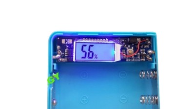 LCD Power Bank Портативна Зарядка 8*18650 2.1A (10106)