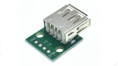 Адаптер USB DIP 4-Pin 2.54mm на платі (10107)