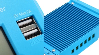 Контролер заряду PWM 30A 12-24 з LCD і USB  (10122)