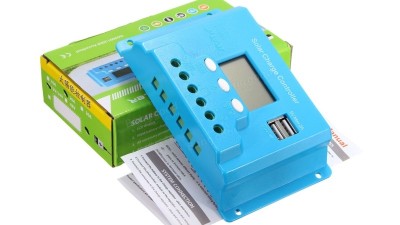 Контролер заряду PWM 30A 12-24 з LCD і USB  (10122)