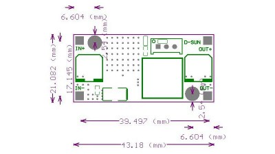 DC-DC перетворювач понижуючий 3А LM2596 (10139)