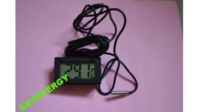 Термометр з LCD-дисплеєм і виносним датчиком 2м (10167)