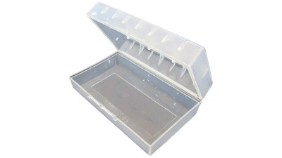 Пластиковий бокс кейс тримач 2x18650 (10176)