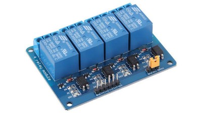 4-х канальний модуль реле 05VDC для Arduino AVR ARM Pic (10198)