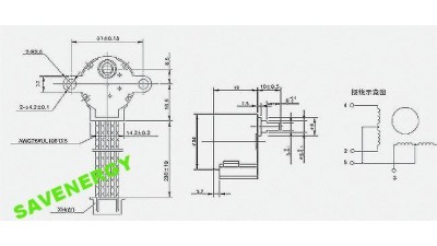 4-фазний кроковий мотор ULN2003 28YBJ-48 Arduino (10203)