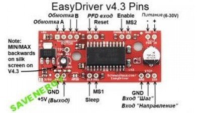 Модуль драйвер крокового двигуна A3967 (10225)