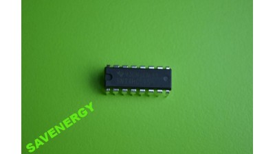 Зсувний регістр 74HC595 SN74HC595N DIP (10231)