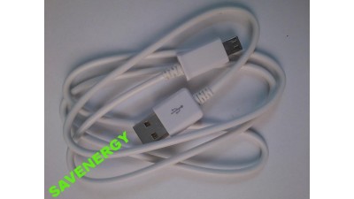 Універсальний data кабель micro usb to usb білий (10246)