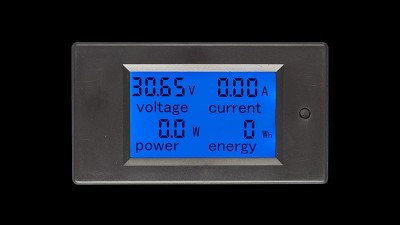 Ватметр вольтметр амперметр DC 6.5-100V 20A PEACEFAIR PZEM-031 (10263)