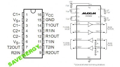 Мікросхема MAX3232 SOP (10317)