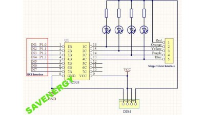 Драйвер крокового двигуна ULN2003AN (10325)