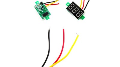 Мініатюрний цифровий монтажний вольтметр 100V (10340)