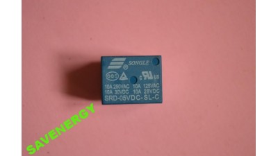 Реле електромеханічне Songle SRD05VDC-SL-C5VDC (10342)