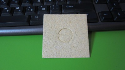 Губка для очищення жал 60мм х 60мм (10355)