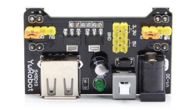 Модуль живлення макетних плат MB102 3.3 / 5В Arduino (10380)