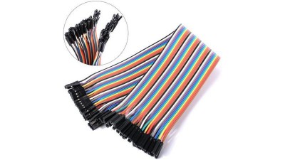 З`єднувальні провідники джампери Dupont мама-мама 20см Arduino (10381)