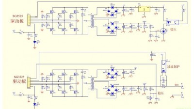 Плата драйвер інвертора Меандр SG3525 (10430)
