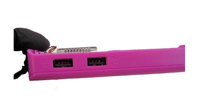 LCD Power Bank Портативна Зарядка 5*18650 2.1A (10438)