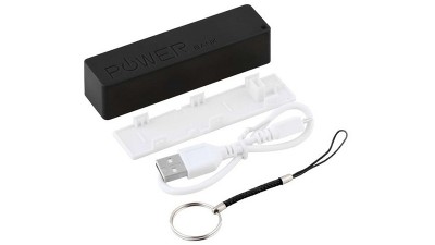 Power Bank Портативна Зарядка 1*18650 чорний (10445)