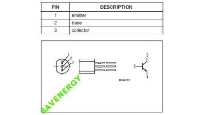 Транзистор структури BC556 PNP 5шт (10485)