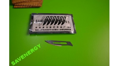 Змінне лезо для скальпеля 10шт (10526)